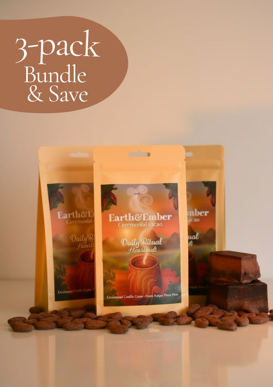 3-pack Ceremonial Cacao - Daily Ritual, 600 g