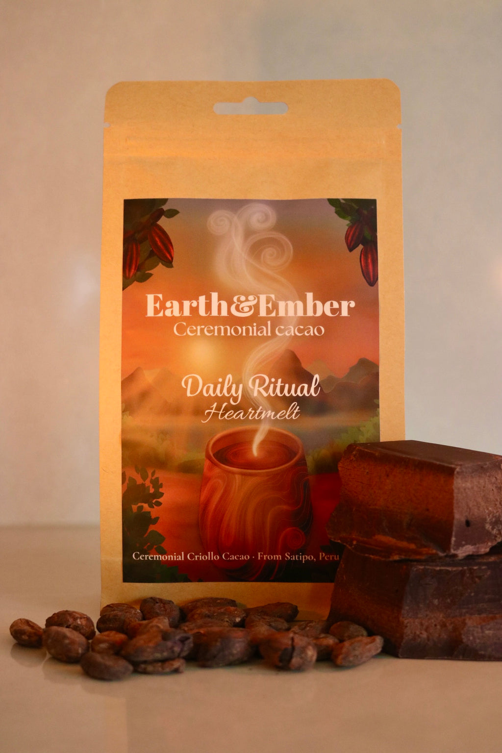Ceremonial Cacao - Daily Ritual, Peru, 200 g