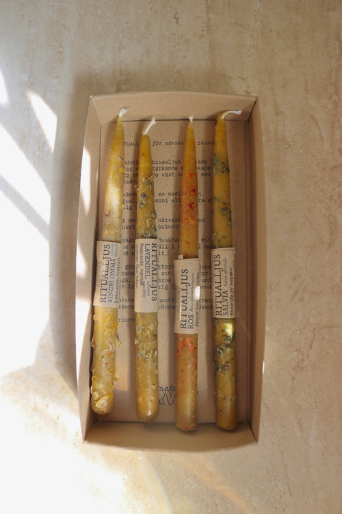Botanical Ritual Candle Collection - Set of 4