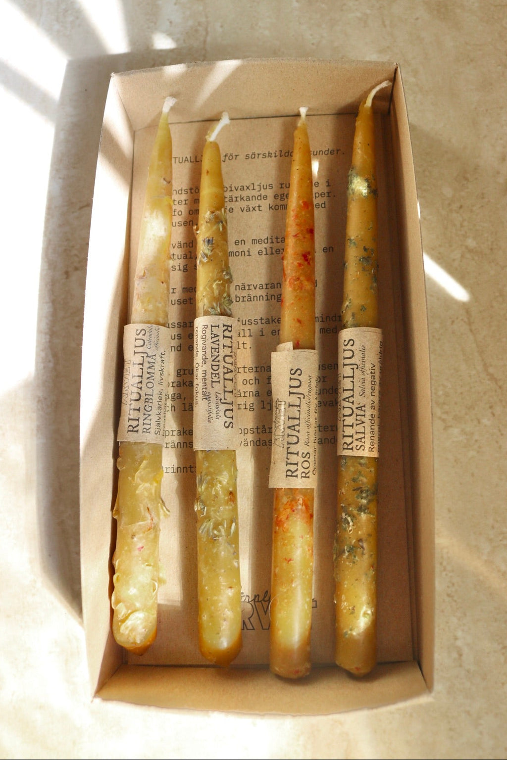 Botanical Ritual Candle Collection - Set of 4