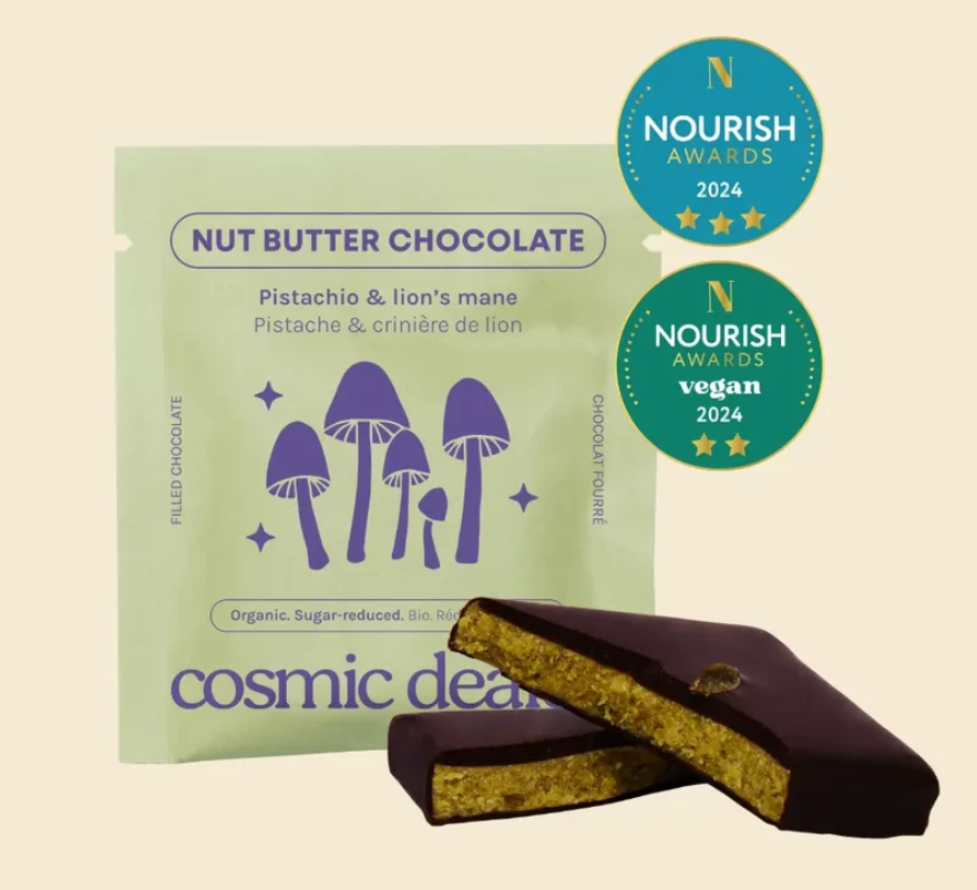 Pistachio & Lion's Mane Chocolate - Cosmic Dealer